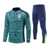 Brazilië Trainings Sweatshirt Quarter-zip 2024-25 Groene - Heren